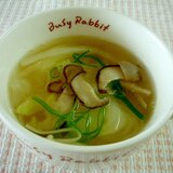 ☆白菜と塩糀キノコのマヨネーズショウガ風味スープ☆